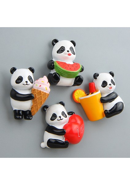 D Stili Ute Panda Buzdolabı Sticker Odası Mesaj Çubuğu Buzdolabı Buzdolabı Mıknatısı Sticker Çocuk Doğum Günü Hediyesi Hatıra Ev Dekor (Yurt Dışından)