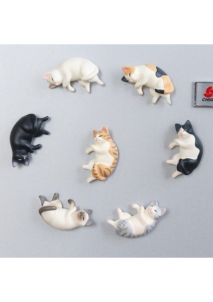 No.5 Tarzı Tembel Kedi Buzdolabı Mıknatısı Mesaj Fotoğraf Duvar Buzdolabı Mıknatısları Sticker Yaratıcı Sevimli Uyku Kedi Ev Dekorasyon Aksesuarları (Yurt Dışından) fiyatları