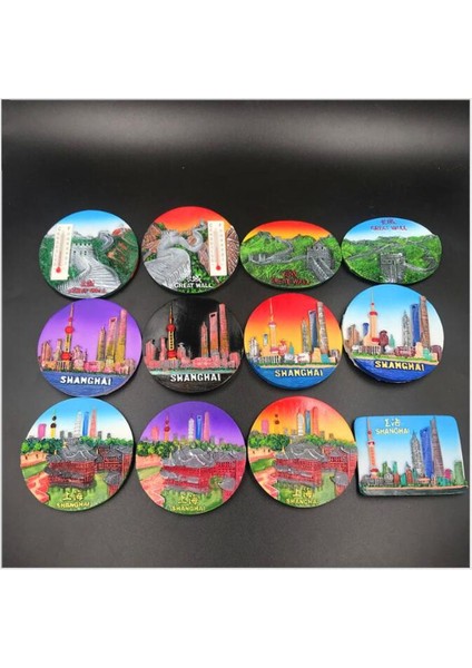 Erik Tarzı Babelemı Buzdolabı Mıknatısı Çin Seddi Hatıra Beijing Shanghaa Buzdolabı Mıknatısları Mutfak Mıknatısı Sticker Ev Dekorasyonu (Yurt Dışından)