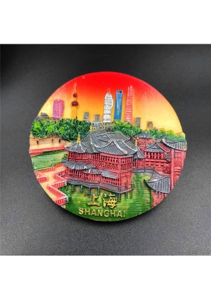 Erik Tarzı Babelemı Buzdolabı Mıknatısı Çin Seddi Hatıra Beijing Shanghaa Buzdolabı Mıknatısları Mutfak Mıknatısı Sticker Ev Dekorasyonu (Yurt Dışından)