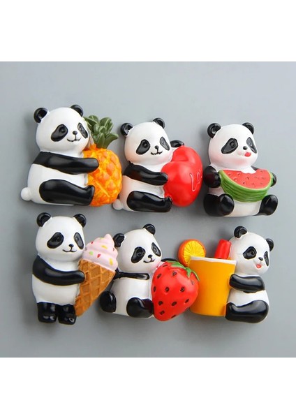Bir Stil Ute Panda Buzdolabı Sticker Odası Mesaj Çubuğu Buzdolabı Buzdolabı Mıknatısı Sticker Çocuk Doğum Günü Hediyesi Hatıra Ev Dekor (Yurt Dışından) fırsatları