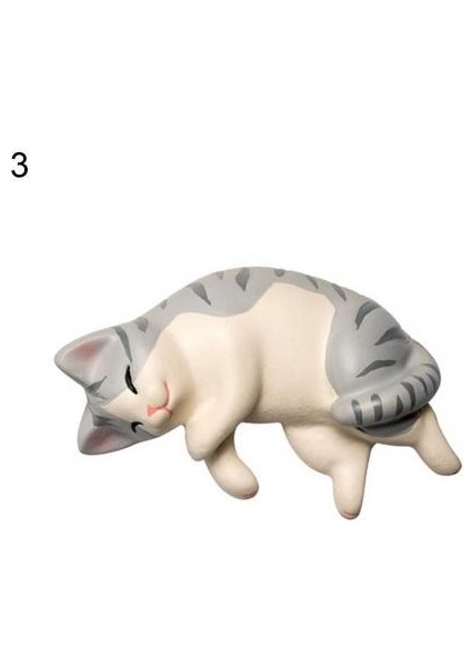 No.3 Tarzı Tembel Kedi Buzdolabı Mıknatısı Mesaj Fotoğraf Duvar Sticker Yaratıcı Sevimli Uyku Kedi Ev Dekorasyon Aksesuarları (Yurt Dışından)