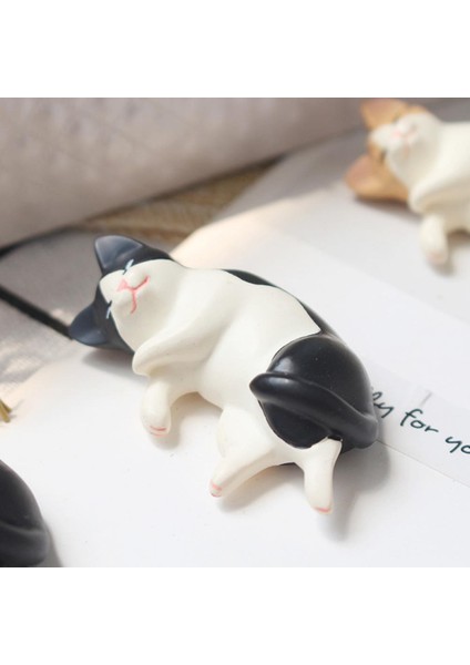No.3 Tarzı Tembel Kedi Buzdolabı Mıknatısı Mesaj Fotoğraf Duvar Sticker Yaratıcı Sevimli Uyku Kedi Ev Dekorasyon Aksesuarları (Yurt Dışından) indirimleri