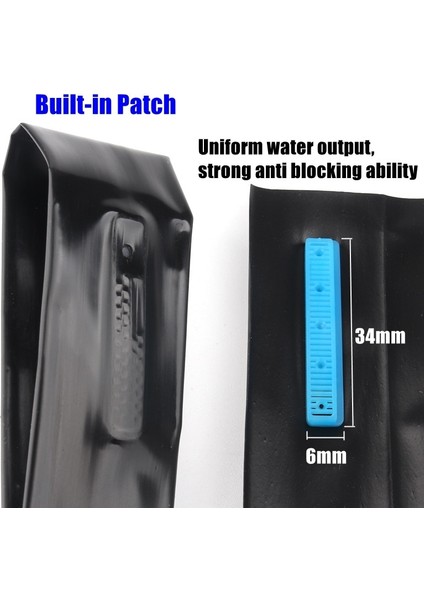 Uzunluk 50M Tarzı Boşluk 400MM M 16* SPACE10~40CM Yama Tipi Sulama Damlama Bandı Tarımsal Sera Çiftlik Su Tasarruflu Sulama Yağmur Damlama Hortumu (Yurt Dışından)