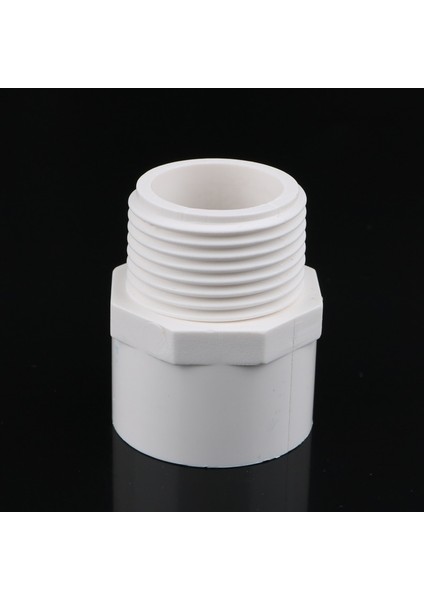 Beyaz Stil 1l2 INÇ-20MM Vc Dişli Konnektör mm Pvc Su Borusu Adaptörü Bahçe Sulama Tüpü Ek Parçaları (Yurt Dışından)