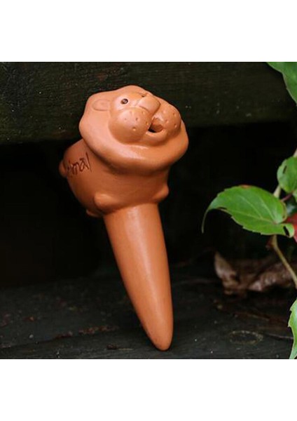 Kahverengi Aslan Tarzı Otomatik Bitki Pişmiş Toprak Sulama Başak Damlalık Aracı Karikatür Ayarlanabilir 12*8.5*5 cm Kil Kapalı ve Açık Bitkiler Için (Yurt Dışından) fiyatları