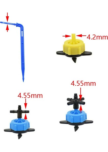 1 Adet Tarzı Damla Sulama Sistemi Lh Sabit Akış Damlatıcı Ok Damlalıklı Ay Su Ayırıcılı Bonsai Örümcek Dağıtımı Için (Yurt Dışından)