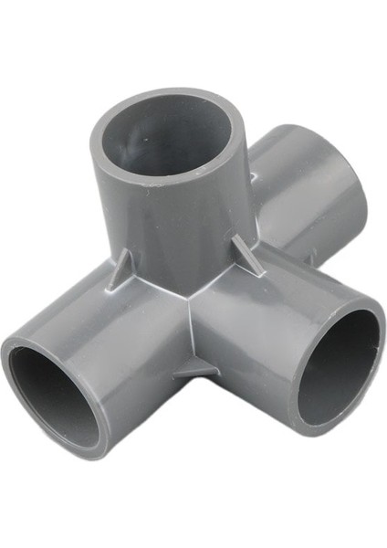3d-4 Yol Stili Kimlik 20MM Gri mm Pvc Boru Adaptörü Düz Dirsek Tee Çapraz Bağlayıcı Su Boru Ek Parçaları Yolları Ortak Dıy Raf Parçaları (Yurt Dışından)