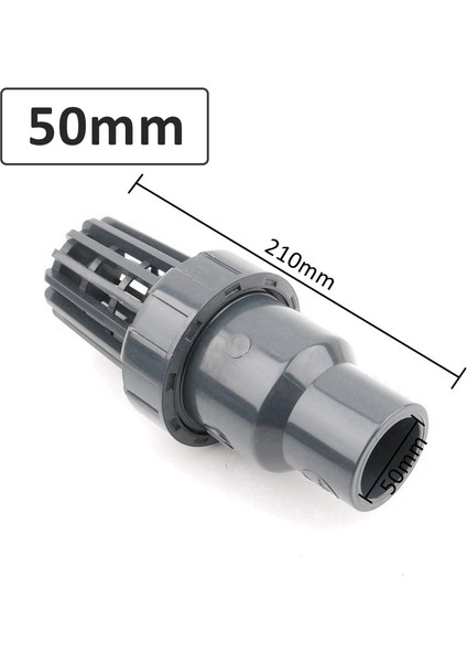 50MM Tarzı Vc Çek Valf Alt Vana Pompa Su Filtresi Akvaryum Tankı Pvc Boru Adaptörü (Yurt Dışından) fiyatları