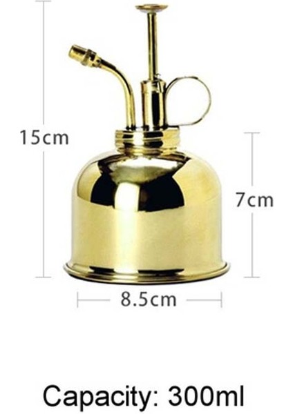 Altın 300ML Tarzı ml Mini Bitki Misting Nozul Sulama Tenekesi Su Püskürtme Yeşil Ev El Basınçlı Püskürtücü Su Şişesi Püskürtme Şişesi (Yurt Dışından)