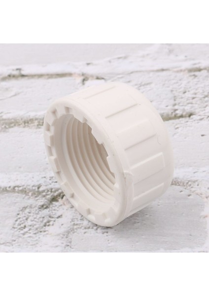 Beyaz Stil 50 mm 1 Adet Pvc Dişi Dişli Uç Kapağı Bağlayıcı Uç Bağlayıcı Su Borusu Adaptörü (Yurt Dışından)