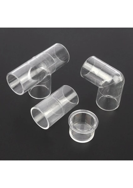 20MM Uç Kapağı Ortak Stili 1 Adet Akrilik Ortak Akvaryum Balık Tankı Filtre Su Borusu Konnektörü Şeffaf Pleksiglas Tee Dirsek Doğrudan Kap Tüp Eklemleri (Yurt Dışından) fırsatları