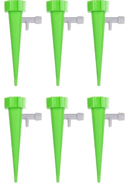 6 Adet Yeşil Stil Lot Otomatik Sulama Kitleri Sistemi Bahçe Malzemeleri Alet Sivri Uçlar Otomatik Çiçek Bitki Kendinden Sulama Cihazı (Yurt Dışından)