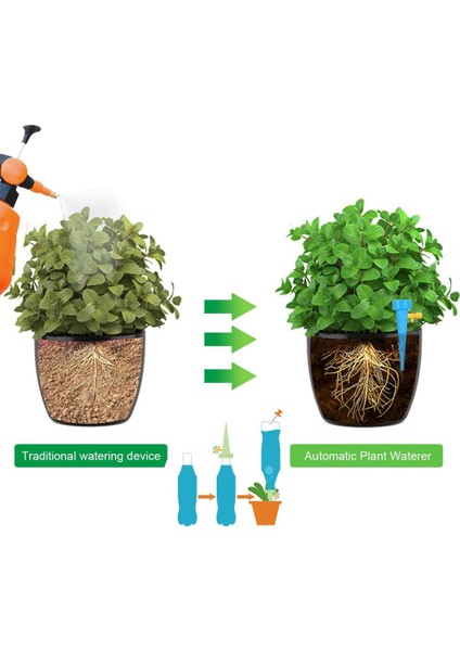 6 Adet Yeşil Stil Lot Otomatik Sulama Kitleri Sistemi Bahçe Malzemeleri Alet Sivri Uçlar Otomatik Çiçek Bitki Kendinden Sulama Cihazı (Yurt Dışından) modelleri