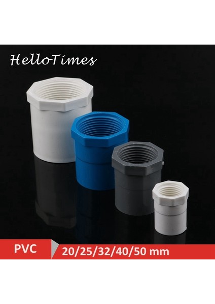 Mavi Stil 1 1l4 INÇ-40MM mm Pvc Dişi Diş Düz Bağlantı Su Borusu Ortak Akvaryum Parçaları Bahçe Sulama Adaptörü (Yurt Dışından) fiyatları