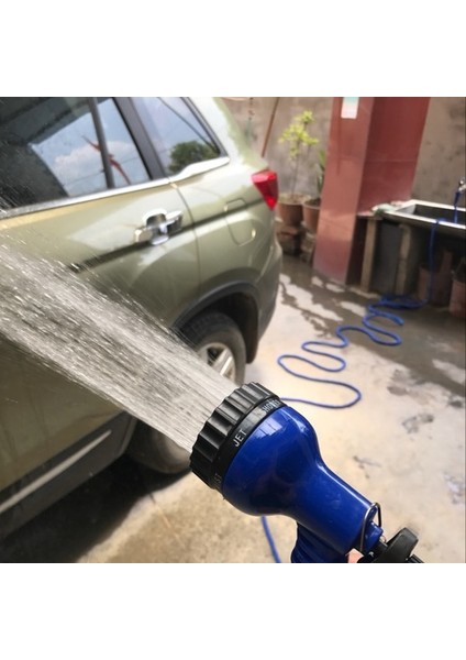 Mavi Stil 50FT Sıcak Sihirli Bahçe Su Hortumu Esnek Hortum Genişletilebilir Bahçe Hortumu Makaraları Tüp Araba Sulama Konnektörü Mavi Yeşil Ft (Yurt Dışından) fiyatları