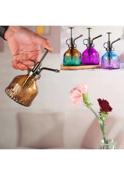 Hw-8 Stili Retro Cam Sulama Sprey Şişesi Bahçe Bitkileri Için Yüksek Atomizasyon Nozulu Sızdırmaz 200ML Çiçek Bitki Mister (Yurt Dışından)