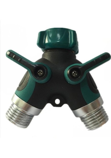 Fgus Stili 2 Yollu Ağır Hizmet Tipi Bahçe Musluğu Hortum Bölücü Y Konnektör Dağıtıcı Su Vanalarını Kapatın (Yurt Dışından)