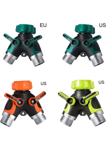 Fgus Stili 2 Yollu Ağır Hizmet Tipi Bahçe Musluğu Hortum Bölücü Y Konnektör Dağıtıcı Su Vanalarını Kapatın (Yurt Dışından) modelleri