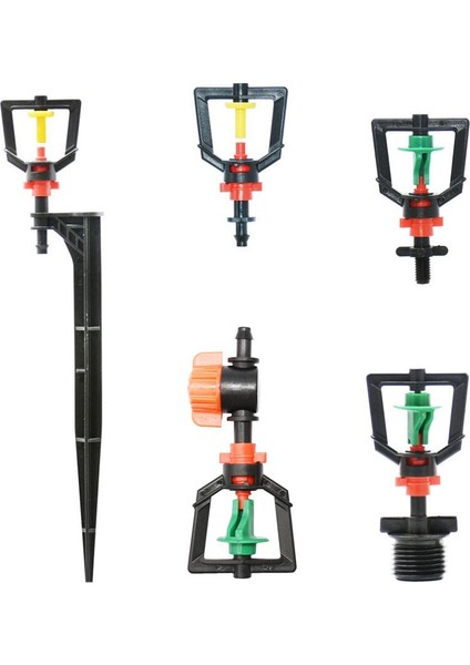 B Tarzı Döner Sprinkler Refraksiyon Mikro Nozul Bahçe Damla Sulama Buğulanma Sistemi Asılı Nemlendirici Püskürtücü (Yurt Dışından)