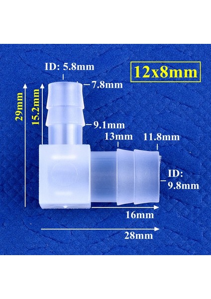 12X8MM Tarzı 20 Parça 5~~ Pp Dirsek Konnektörlerinin Azaltılması Akvaryum Tankı Hava Pompası Havalandırıcı Hortumu Pagoda Ortak Bahçe Sulama Boru Ek Parçaları (Yurt Dışından) fiyatları