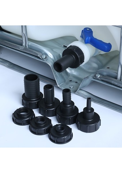 38MM Tarzı Konu Ibc Tank Adaptörü, Ev Bahçe Su Konnektörleri Için Plastik Musluk Konnektörü Su Deposu Uydurma Kalınlaştırmak (Yurt Dışından)