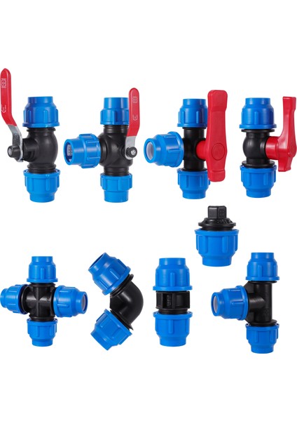Bitirme Stili 20 mm mm Pvc Pe Tüp Musluk Suyu Bölücü Plastik Hızlı Vana Bağlayıcı Bahçe Tarım Sulama Su Boru Ek Parçaları (Yurt Dışından) indirimleri