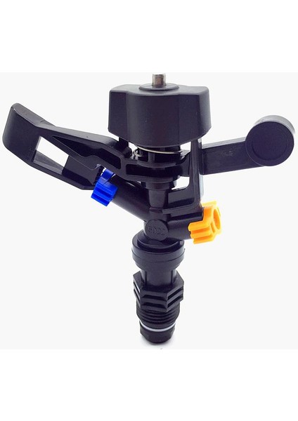 Siyah Stil Erkek Dişli 360 Derece Otomatik Döndürme Iki Delik Ayarlanabilir Olmayan Külbütör Nozul Sulama Sulama Bahçe Püskürtme Nozulu (Yurt Dışından)