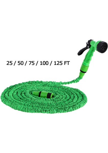 Yeşil Stil 50FT 25FT-250FT Bahçe Hortumu Genişletilebilir Sihirli Esnek Su Hortumu Ab Hortum Plastik Hortumlar Boru Püskürtme Tabancalı Araba Yıkama Spreyi Için (Yurt Dışından)