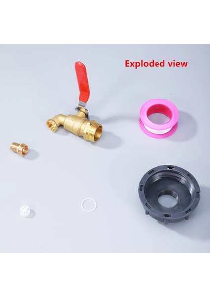 No.12 Tarzı Dayanıklı Ibc Tank Musluk Adaptörü S60*6 Kaba Diş - '' '' Su Konnektörü Değiştirme Valfi Bağlantısı (Yurt Dışından)