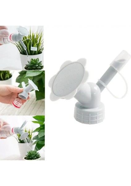 Beyaz Stil 2 In1 Plastik Yağmurlama Memesi Bahçe Çiçek Sulukları Için Şişe Sulama Yağmurlama Taşınabilir Ev Saksı Bitki Waterer (Yurt Dışından) modelleri