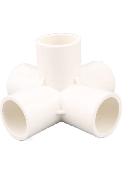 5 Yollu Stil Kimlik 32MM mm Beyaz Pvc Boru Ek Parçaları Düz ​​dirsek Tee Çapraz Bağlayıcı Su Borusu Adaptör Yolları Eklemler (Yurt Dışından)