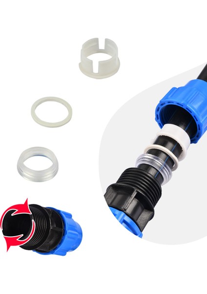 Dirsek Stili 25 mm mm Pvc Pe Tüp Musluk Suyu Bölücü Plastik Hızlı Vana Bağlayıcı Bahçe Tarım Sulama Su Boru Ek Parçaları (Yurt Dışından) fırsatları