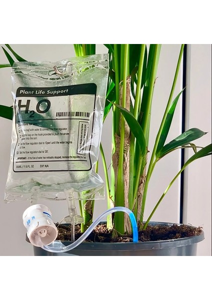 3 Adet Tarzı 350ML Otomatik Sulama Damlatıcı Infüzyon Çanta Bitki Yaşam Desteği Damla Sulama Ev Ayarlanabilir Bitki Çiçek Waterer (Yurt Dışından)
