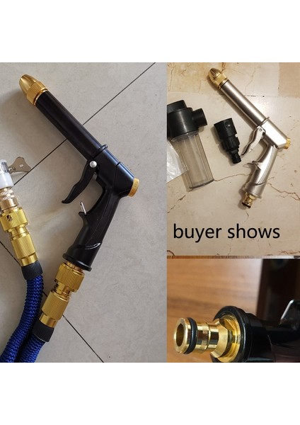 Stil C Stili Yüksek Basınçlı Güç Su Tabancası Araba Yıkama Su Jeti Bahçe Yıkama Hortum Değnek Meme Püskürtücü Sulama Sprey Yağmurlama Temizleme Aracı (Yurt Dışından)