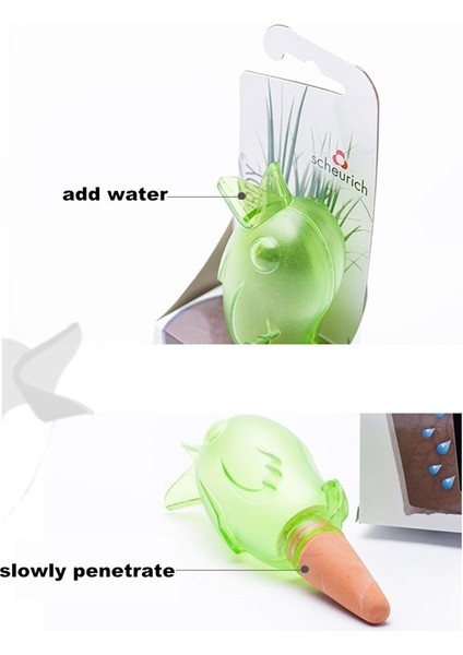 Yeşil Stil Bahçe Otomatik Sulama Aracı Sevimli Kuşlar Kapalı Damla Sulama Sulama Sistemi Kiti Saksı Bitki Suları Houseplant Için Spike (Yurt Dışından) indirimleri