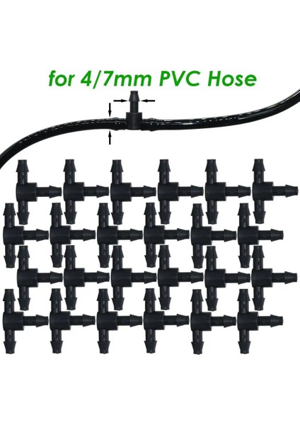SPL11-008-50PCS Tarzı Sprycle Barb Tee 3 Yollu Bağlayıcı Bahçe Sulama Ie Hortum Ortak Mikro Damla Sulama Aracı Saksılar Için (Yurt Dışından)