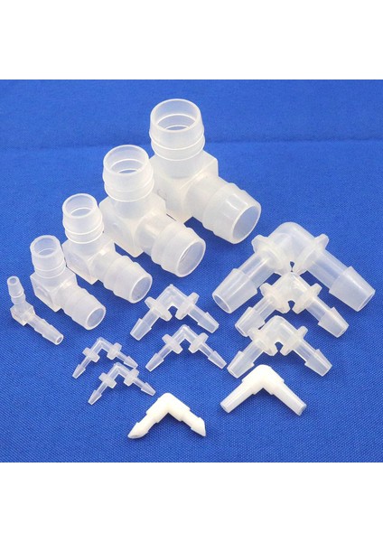 8-8 Dirsek Stili 50 Parça 5~~20MM Gıda Sınıfı Pp Eşit Dirsek Konnektörleri Balık Tankı Boru Ekleri Bahçe Su Konnektörü Hava Pompası Tüp Hortum Konnektörleri (Yurt Dışından)
