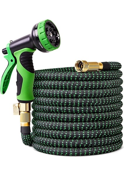 Üç Parça Gümüş Tarzı 25FT Büyük Bahçe Hortumu Boru Genişletilebilir Esnek Yüksek Basınçlı Araba Yıkama Için Kullanılır Sihirli Hortum, Metal Püskürtme Tabancası, Açık Bahçe Sulama (Yurt Dışından) fiyatları