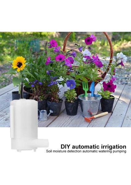 Beyaz Stil Dıy Otomatik Sulama Sulama Sistemi Toprak Nem Sensörü Pompa Modülü Kiti (Yurt Dışından) modelleri