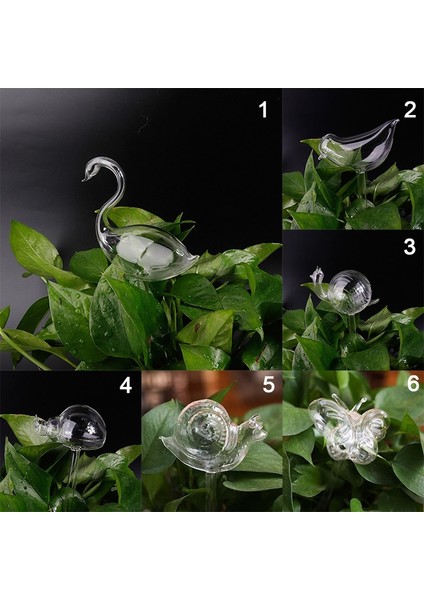 No.4 Tarzı 11 Çeşit Cam Bitki Çiçek Su Besleyici Otomatik Kendinden Sulama Cihazları (Yurt Dışından) fırsatları
