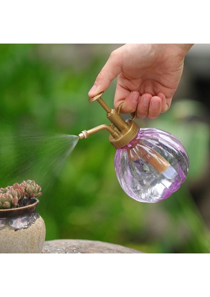 Yeşil Stil 350ML Sulama Tenekesi Püskürtücü Bahçe Çiçekleri Bitki Sebze Ev Bahçe Balkon Için Çok Amaçlı Retro Plastik Kabak Sprey (Yurt Dışından) indirimleri