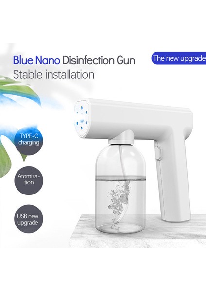 Siyah Stil Elektrikli Kablosuz Dezenfeksiyon Püskürtücü El Taşınabilir USB Sisleme Makinesi Hava Temizleyici Atomize Elektrikli Sanitize Püskürtücü (Yurt Dışından) modelleri