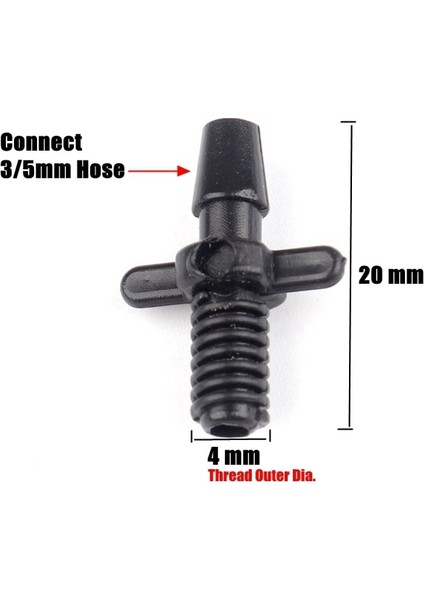 4mm İPLIK-3L5MM Stili Çeşitleri Bahçe Hortumu Konnektörleri Mikro Damla Sulama Sistemi Su Hortumu Tee Boru Bölücüler Hortum Fişi Su Konnektörleri (Yurt Dışından) fiyatları