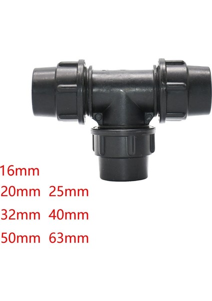 Tişört Stili 50MM mm Pvc Pe Tüp Musluk Suyu Bölücü T Dirsek Uç Tapası Plastik Hızlı Vana Bahçe Tarım Sulama (Yurt Dışından) fiyatları