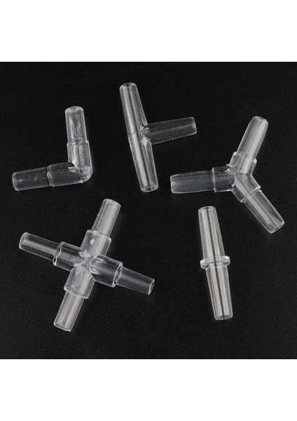 Çapraz Stil mm Akvaryum Balık Tankı Su Boru Ek Parçaları Hava Pompası Hortumu Distribütör Bölücüler Dirsek Tee Şeffaf Akrilik Konnektörler (Yurt Dışından)