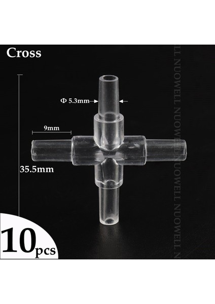 Çapraz Stil mm Akvaryum Balık Tankı Su Boru Ek Parçaları Hava Pompası Hortumu Distribütör Bölücüler Dirsek Tee Şeffaf Akrilik Konnektörler (Yurt Dışından) fiyatları