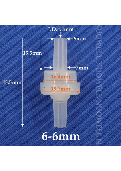 6-6mm Pp Tarzı 20 Adet 200~~6MM Düz Ağız Plastik Çek Valf Sulama Hortumu Boru Ek Parçaları Akvaryum Yumuşak Boru Çek Valf (Yurt Dışından) fiyatları