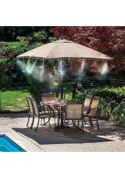 20FT Tarzı Açık Sisleme Soğutma Sistemi Sis Yağmurlama Nozulu Bitki Sulama Su Mister Nozulları Seti Bahçe Malzemeleri Sulama Aracı (Yurt Dışından) modelleri