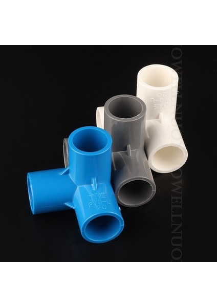 Mavi Stil 20 mm Vc Boru Konnektörleri Bahçe Sulama Tüpü Adaptörü Pvc Üç Boyutlu Tees Kapalı Su Temini Boru Ek Parçaları (Yurt Dışından) modelleri
